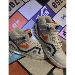 Nike Air Tech Challenge II White/Tart - Stone Blue Orange Size 11 Men FZ9033 101
